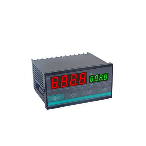 DONGSE CH502 96 * 48mm Multy Input K E J PT100 0-10V 4-20mA Voltage PID Output SSR Relay AC 220V 24VDC 380VDC Temperature (Color : 2Alm DBL Output, Size : 380V MUL Input)