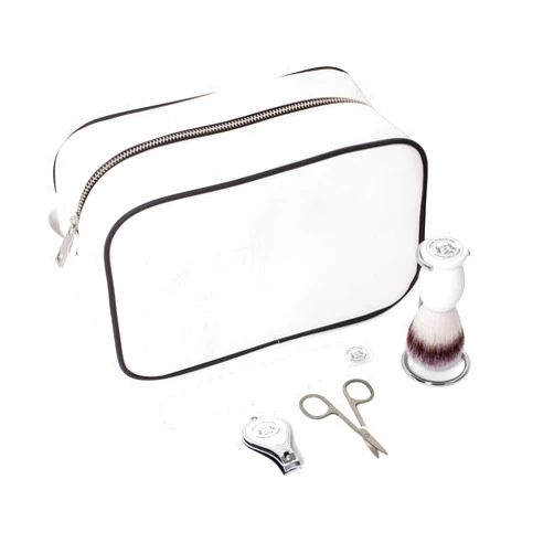 Magnum Brands Group Grooming Set with Wash Bag, One Size, White