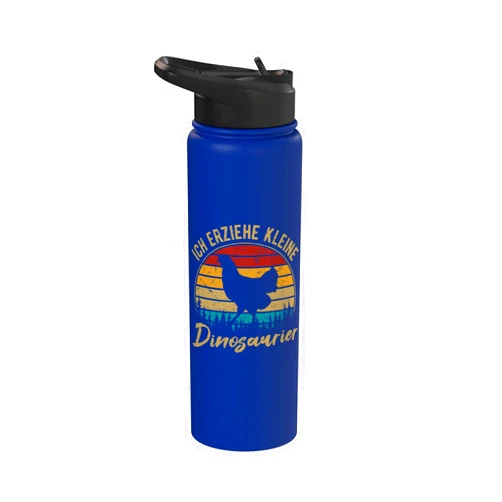 Landwirt Bauer Hühner Flüsterer Geschenkideen I'm pulling small dinosaurs, chickens, farmers, chicken gift Stainless Steel Insulated Water Bottle
