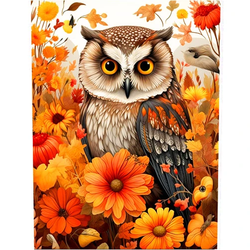 EIBEILI Diamond Painting Kits for Adults Colorful Owls DIY 5D Diamond Art Kits for Kids Beginners Full Drill Diamond Dots Crystal Craft Kits for Home Wall Art Bedroom Decor Gifts 11.8x15.7 inch