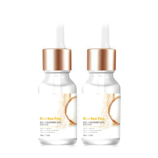 Rosawee 2PCS Crema De Arroz Coreana Para La Cara Cremas Para Quitar Manchas De La Cara, Rice Serum for Face, Hydrating Facial Serum for All Skin Types, Radiant Glow