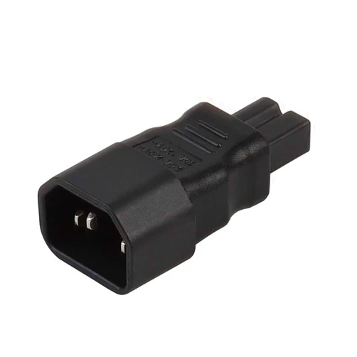 Acbroad IEC C14 to Polarized C7 AC Power Adapter, IEC 3-Prong Male to Figure 8 Female Polarized AC Adapter, Polarized Adapter Replacement for Vizio LED TV etc