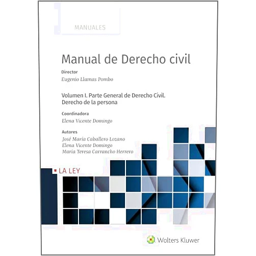 Spanish Edition by Eugenio Llamas Pombo (Author), Elena Vicente Domingo (Author), José María Caballero Lozano (Author), María Teresa Carrancho Herrero (Author), Wolters Kluwer España (Editor) & 3 more Format: Kindle Edition Manual de Derecho Civil. Volumen I. Parte General de Derecho Civil. Derecho de la persona (Spanish Edition)