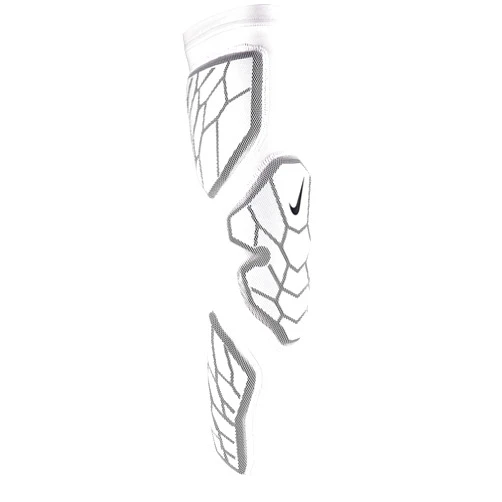 Nike Pro Hyperstrong Padded Arm Sleeve 3.0, White | Gray, L/XL Right