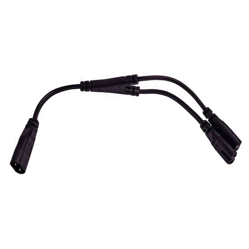 YEKELLA LBSC IEC320 C8 to 2X C7 Y Split AC Power Cord, IEC Figure 8 Male to 2 Female 1 in 2 Out AC Power Cable 30cm