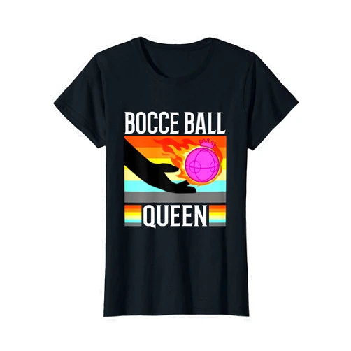 Funny Bowls Bocce ball sports team Boccia legend Bocce Ball Queen T-Shirt