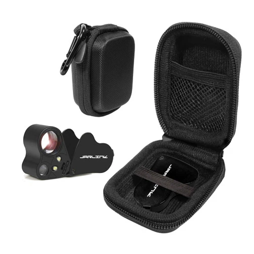 CaseSack Jewelry Loupes Case, Compatible with Loupes of JARLINK, DREAME, Aiernuo, Delixike, Happy Hydro, KINGMAS, Beemoon, Kadaon, Carson TriView and More