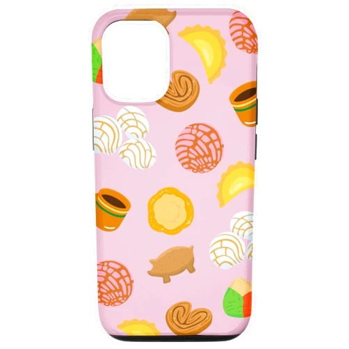 Concha Lovers Latina Phone Cases Gifts Latinx Conchas Pan Dulce Pattern Pink Cute Phone Case Gift Case Case for iPhone 12/12 Pro