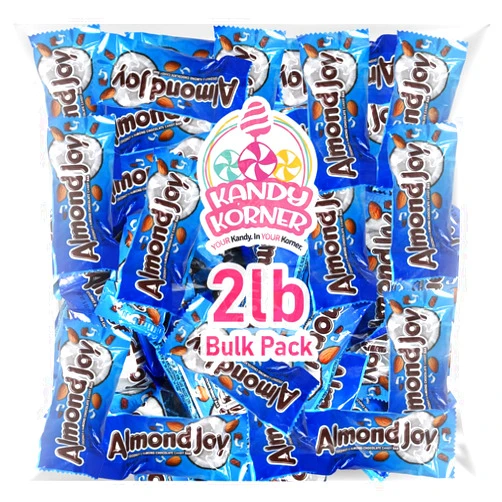Generic AlmondJoy Bars Snack Size Bulk for Snacking, Party Favors, and Event Treats - Delicious Individually Wrapped Milk Chocolate Coconut Filled Candy Bars for Kids and Adults, Gluten Free (2 LB)
