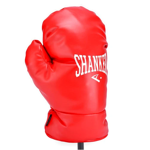 Shanker Golf Boxing Glove Golf Headcover - Funny Golf Driver Cover Tour Grade PU Leather Headcover - Great Gag Golf Gift for Men - Soft Velour Lining