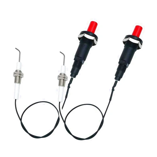MENSI 11.8” Long Propane Push Button Piezo Igniter Kit Gas Grill/Range/Heater/Stove Spaker Generator Ignition Set 2Pcs/Lot