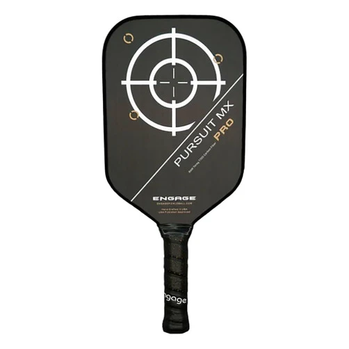 Engage Pickleball Engage Pursuit Pro MX Pickleball Paddle – Elongated Shape, Raw Carbon Fiber Face, 13mm Control Pro “Black” Core, Vortex Barrier Edge Technology Limits Vibration – Lightweight