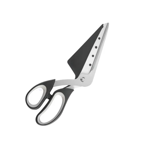 Yeenelwboo 2-in-1 Pizza Cutter and Server, Stainless Steel Blade, Ergonomic Soft Grip Handle, Easy to Clean, Pizza Scissor and Spatula Combo, Multi-Purpose Kitchen Tool