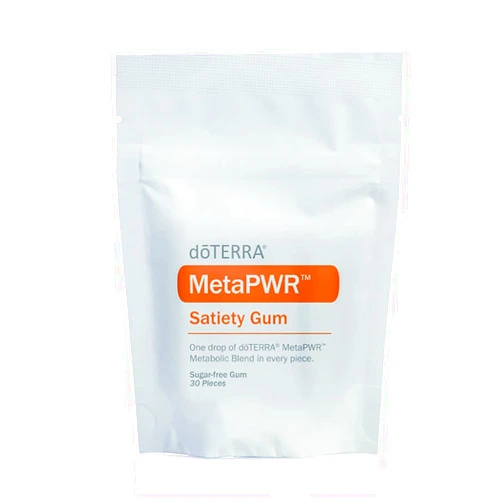 doTERRA MetaPWR Satiety Gum to Promote Mindful Eating and Appetite Control - Helps Curb Cravings - 30 Pieces