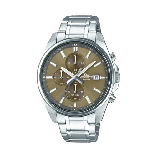 Casio Edifice Men's Stainless Steel Chronograph Date Indicator 43.8mm Watch EFV-610D-3CV
