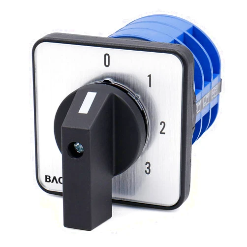 Baomain 660V 40A 4 Positions 3 Phase 12 Terminals SZW26-40/0-3.3 Changeover Control Rotary Cam Switch