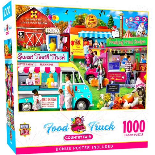 MasterPieces 1000 Piece Jigsaw Puzzle for Adults and Family - Country Fair - 19.25