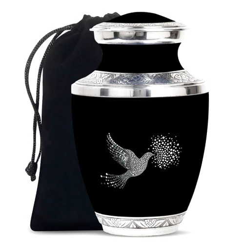 JAGSHASHI Dove Urn - Urns for Burial - Urn for Ashes for Women - Cremation Urns for Ashes - Cremation Memorial (10 inch Pack of 1)
