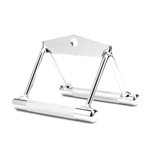 Rubvil Coox V Shaped Press Down Bar,Double D Handle,Pull Down Cable Machine Handle Attachments