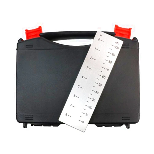 SIMPLEusQ Danive Stainless Steel Fineness Meter Single Groove Fineness Plate Fineness Gauge 0-100um