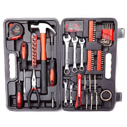 CARTMAN 148 Piece Automotive and Household Tool Set Perfect for Car Enthusiasts and DIY Home Repairs