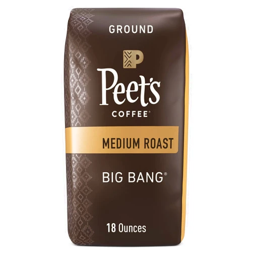 Peet's Coffee, Medium Roast Ground Coffee - Big Bang 18 Ounce Bag