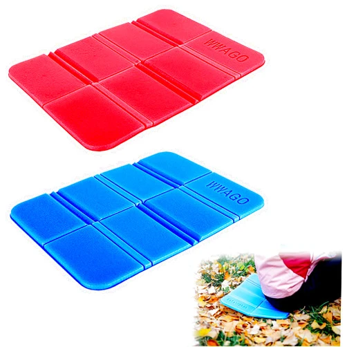 Inheming 2PCS Camping Cushion Seat, Foldable Ultralight Foam Sitting Pads, Save Your Backpack Space and Reduce Weight