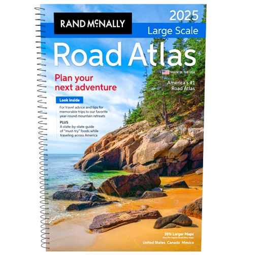 Rand McNally Large Scale Road Atlas 2025