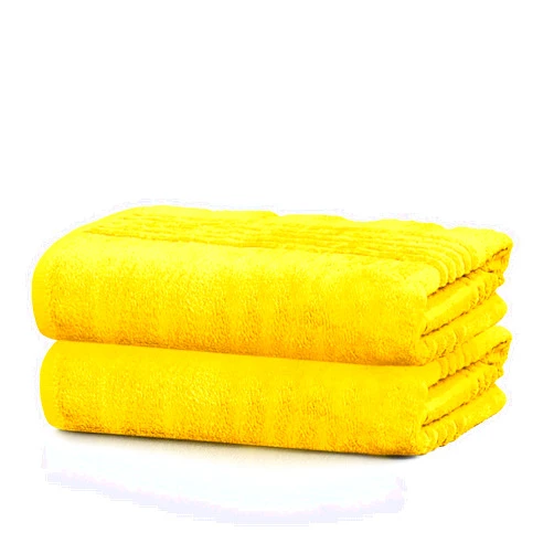 Generic Ultra Soft (2 Pack) Cotton Large Bath Towels for Bathroom Bulk (30x54). Shower Towels for Body. Super Absorbent Quick Dry Thick Bath Towel Set for Hotel, Spa, Pool and Gym Bathrooms- Aurora Yellow