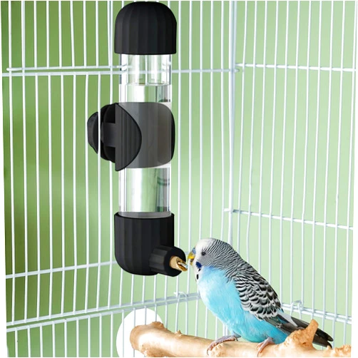 ITODA Parrot Drinker Dispenser Auto Bird Water Feeding Pet Drinking Bottle Hanging Cage Accessory for Cockatiel Conure Lovebird African Grey Macaw