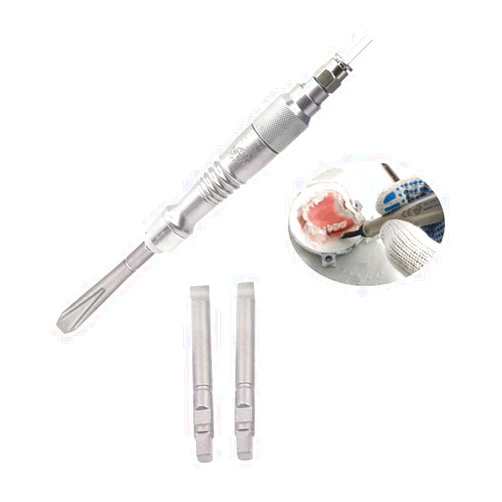 WILIN Micro Air Flux Chipper Pneumatic Scraper Scaling Gas Shovel Chisel Medical Gypsum Engrave Breaker Scaler Dental Tools With 3 Chisels