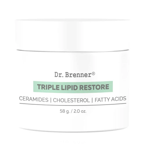 Dr. Brenner Triple Lipid Restore Anti Aging Face Moisturizer Lifting & Recovery Cream with Ceramides, Lipids and Fatty Acids 2 oz.