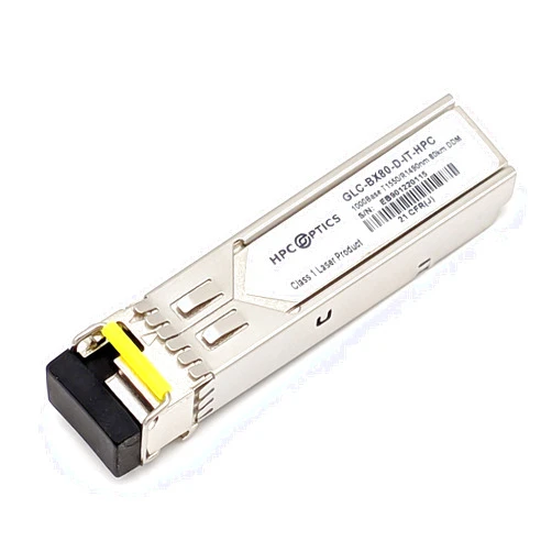 HPC Optics Compatible with Cisco GLC-BX80-D-I Bi-Directional SFP Transceiver | 1000BASE-BX-D BIDI 80km Industrial Temp GLC-BX80-D-I-HPC