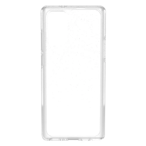 OtterBox Galaxy Note20 5G Symmetry Series Case - Stardust (Silver Flake/Clear), Ultra-Sleek, Wireless Charging Compatible, Raised Edges Protect Camera & Screen