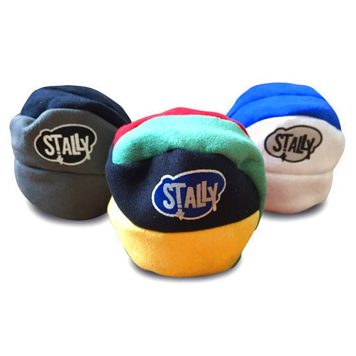 Stally Hacky Sack Footbag 3-Pack, Assorted Colors