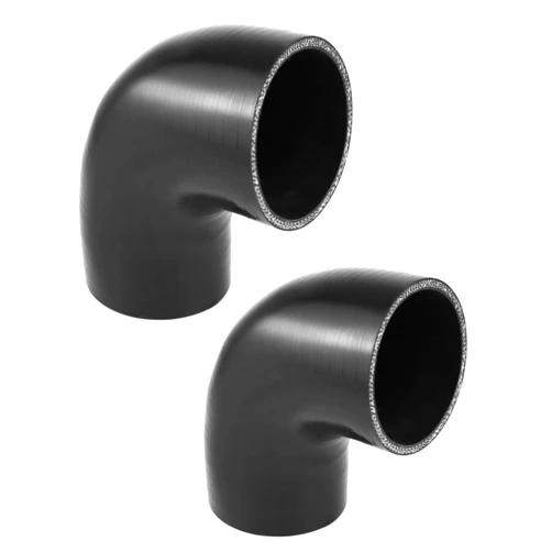 QWORK 90 Degree Elbow Silicone Hose, 2 Pcs 3