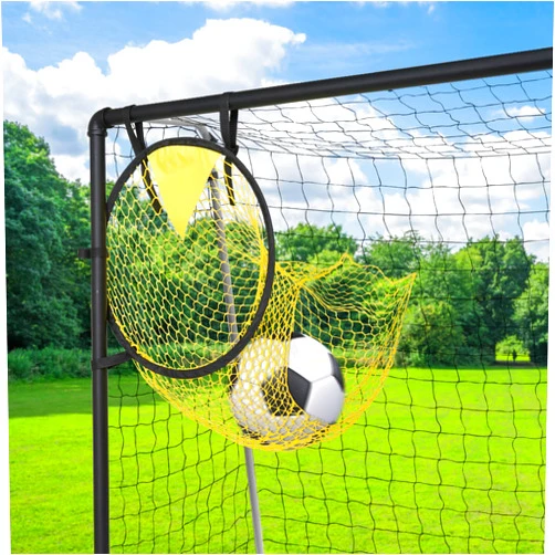 COCODE 2 Pcs Soccer Target Goal, Portable Football Goal Target Nets, Corner Soccer Train Goal Ball Target Practice Equipment, Outdoor Football Throwing Target for Backyard Practice Training
