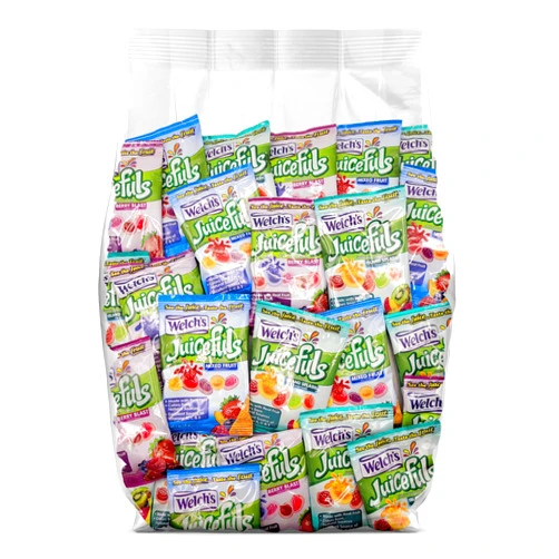 Yummy Chew Welchs Juicefuls Fruit Snacks, 25 Individually Wrapped 1oz Packs - Bulk Welchs Assorted Fruit Flavors: Berry Blast, Island Splash, and Mixed Fruit - Juicy Welchs Gummy Candy - 25 Count Welchs Fruit Snacks Bulk Candy
