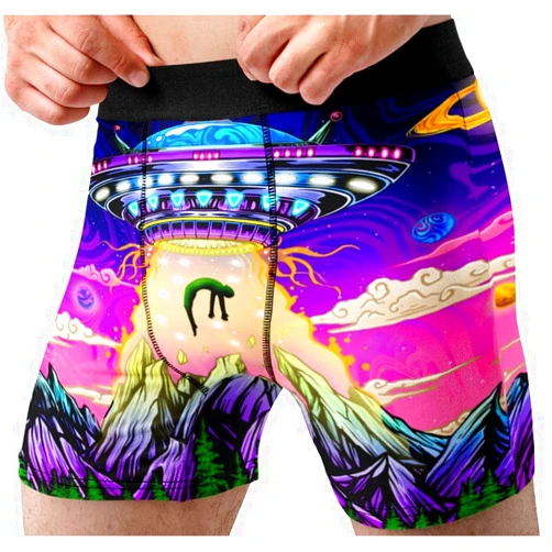 Random Stock Apparel Funny Boxer Briefs For Men Blast Zone Underwear Fun Novelty Gift
