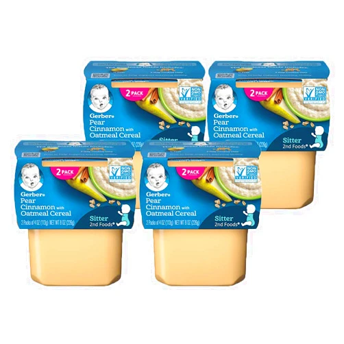 Gerber Baby Food, 2nd Foods (Pear Cinnamon Oatmeal)