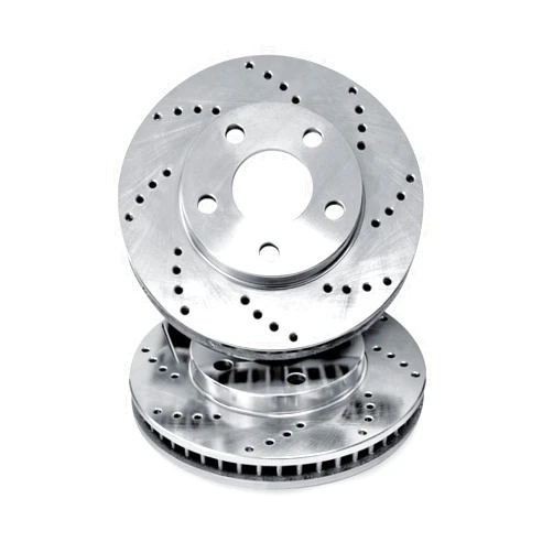 R1 Concepts Front R1 Concepts eLine Cross Drilled Slotted Brake Rotors