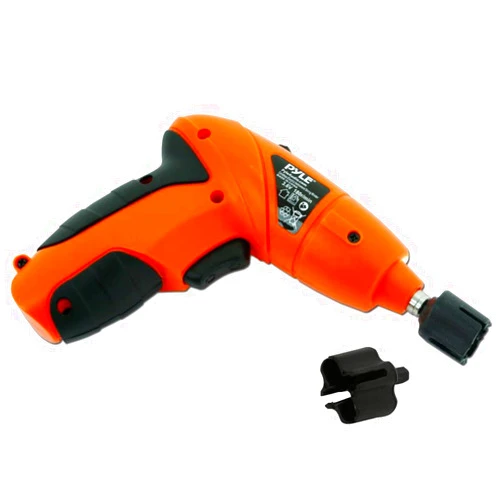 Pyle Wireless Electric Guitar String Winder - Universal Instrument String Winder Guitar Drill w/ Built-in Powered Rechargeable Battery & LED Lights, Compatible w/Virtually All Brand Models - PCBLWN41