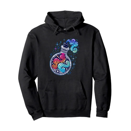 Visit The Enchanted Potion Tattoo MAGIC MYSTICAL POTION BOTTLE TATTOO ART Enchanting Whimsical Pullover Hoodie