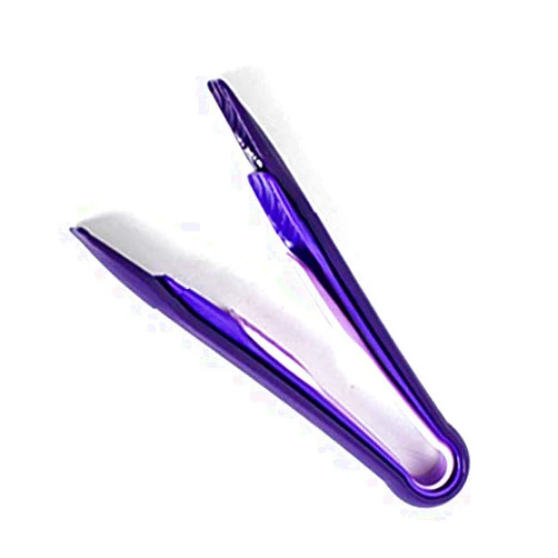 ZYluoke 3PCS/Set Plastic Multifunctional Food Bread Vegetables Clip Cooking Tongs Clamp BBQ Salad Cake Clips Kitchen Serving Tools