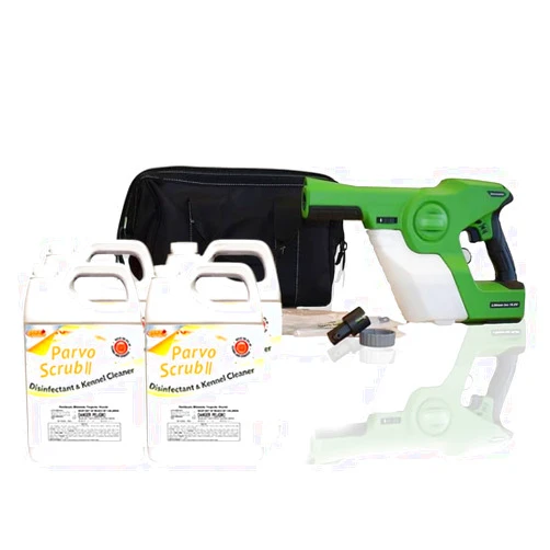 Jani-Source Victory Innovations Cordless Electrostatic Handheld Sprayer Bundle Pack: Enhanced Disinfection with ParvoScrub