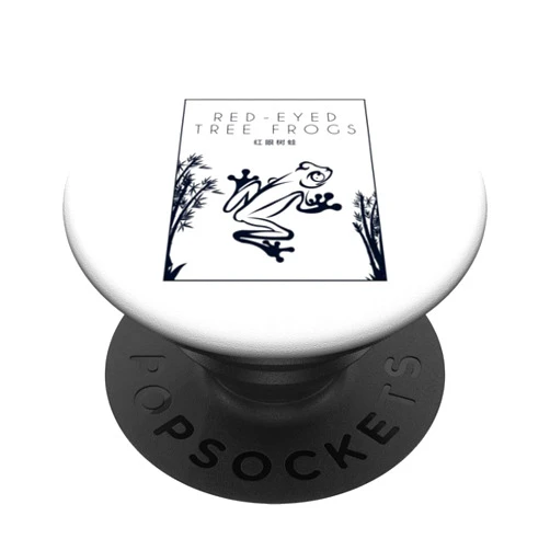 Enclosure Costa Rica Red Eyed Tree Frog Pet Gifts Red-Eyed Tree Frogs Chinese Hanzi Pet Red Eyed Tree Frog PopSockets Standard PopGrip