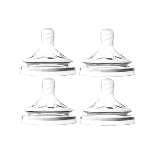 Philips Avent Natural Nipple Newborn Flow - 4 Count (Pack of 1 )