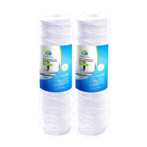 CFS – String Wound Spun Polypropylene Water Filter Cartridges Compatible with Instapure R-20 Models – Removes Bad Taste and Odor – Whole House Replacement Filter Cartridge – 5 Micron (2 Pack)