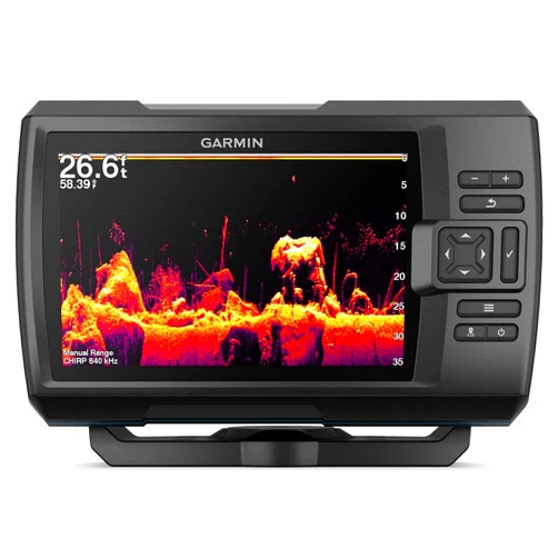 Garmin Striker Vivid 7cv, U.S. with GT20-TM Transducer - Easy-to-Use 7-inch Color Fishfinder and Sonar Transducer, Vivid Scanning Sonar Color Palettes (010-02552-00)