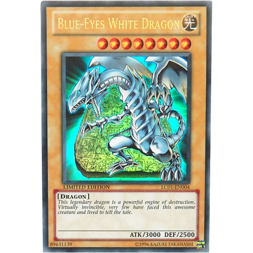 Yu-Gi-Oh! - Blue-Eyes White Dragon (LC01-EN004) - Legendary Collection - Limited Edition - Ultra Rare